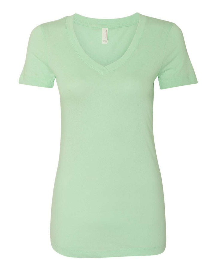 Next Level Women’s Ideal V-Neck T-Shirt 1540 - Colorset 1 - Mint / XL - T-Shirts