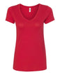 Next Level Women’s Ideal V-Neck T-Shirt 1540 - Colorset 1 - Red / XS - T-Shirts