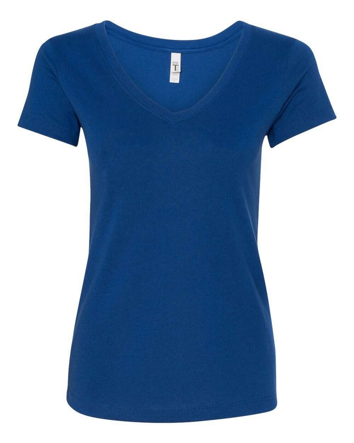 Next Level Women’s Ideal V-Neck T-Shirt 1540 - Colorset 1 - Royal / XS - T-Shirts