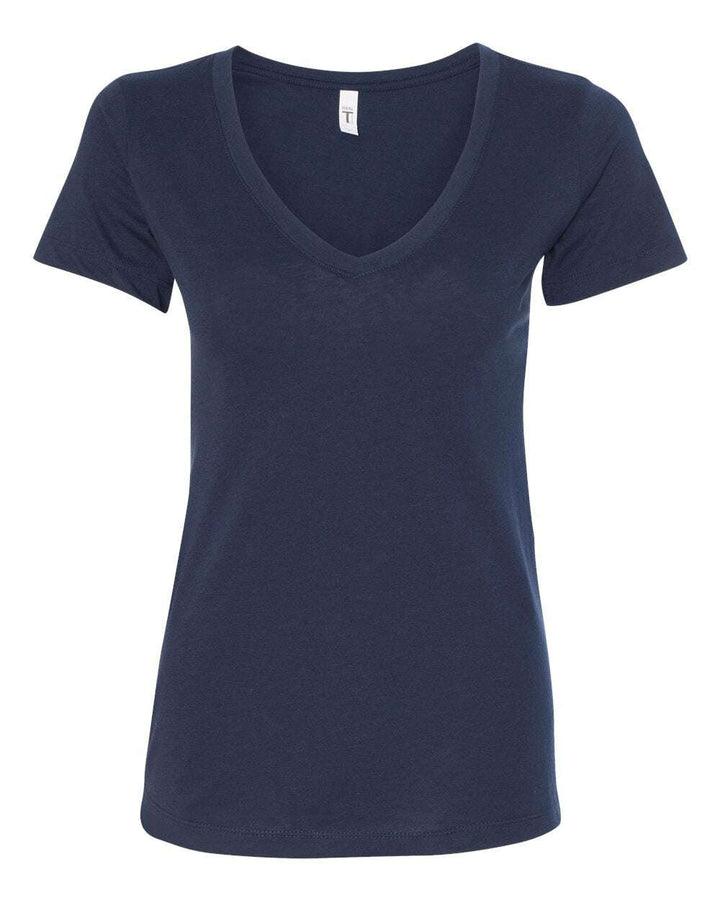 Next Level Women’s Ideal V-Neck T-Shirt 1540 - Colorset 2 - Midnight Navy / XS - T-Shirts