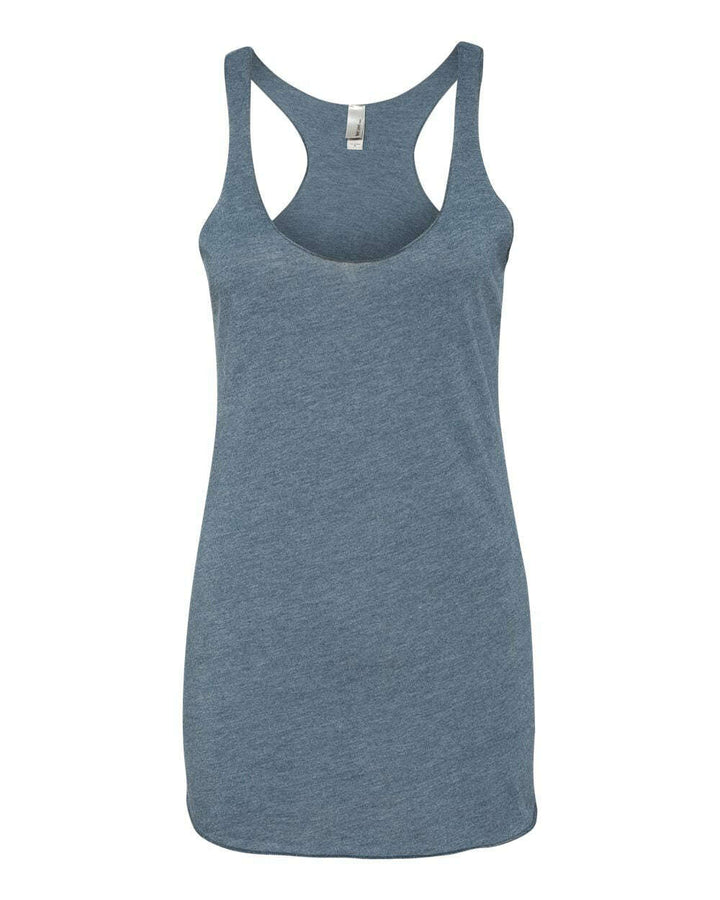 Next Level Women’s Triblend Racerback Tank 6733 - Indigo / XS - tank top