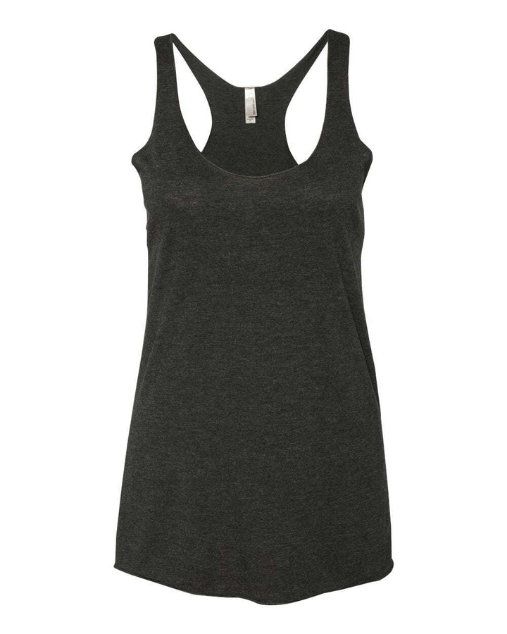 Next Level Women’s Triblend Racerback Tank 6733 - Vintage Black / XS - tank top