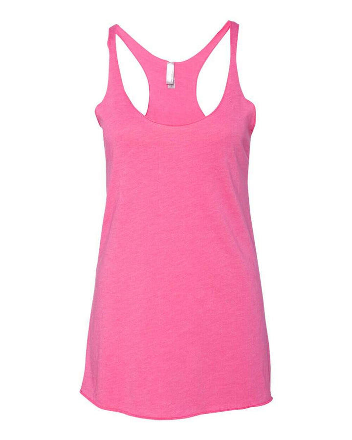 Next Level Women’s Triblend Racerback Tank 6733 - Vintage Pink / XS - tank top