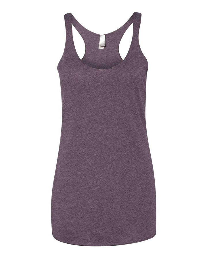 Next Level Women’s Triblend Racerback Tank 6733 - Vintage Purple / XS - tank top