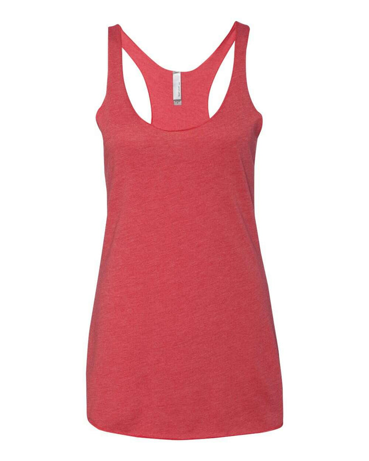 Next Level Women’s Triblend Racerback Tank 6733 - Vintage Red / XS - tank top