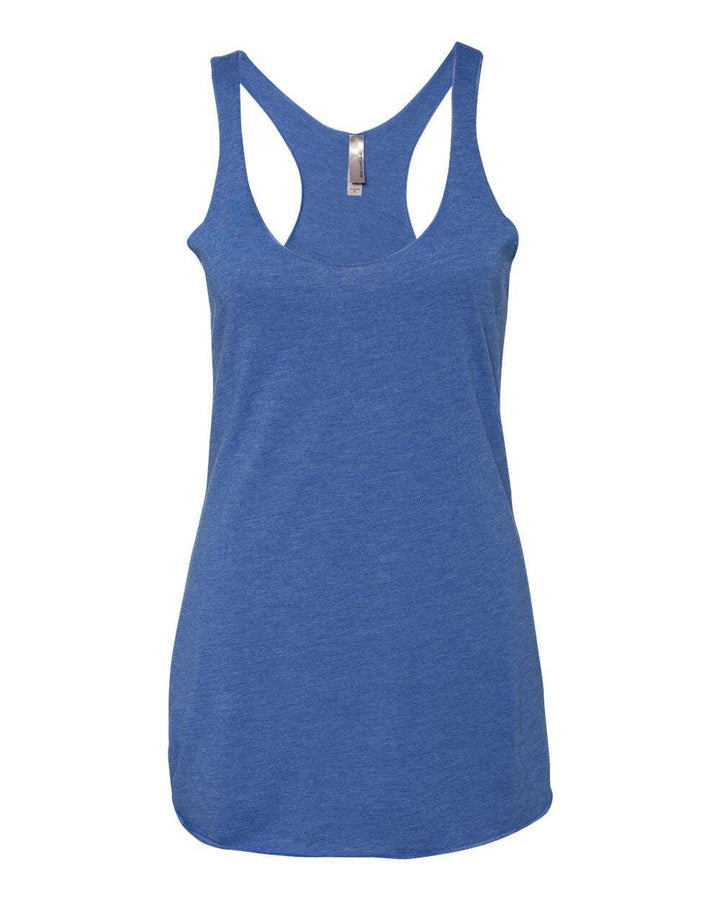 Next Level Women’s Triblend Racerback Tank 6733 - Vintage Royal / XS - tank top