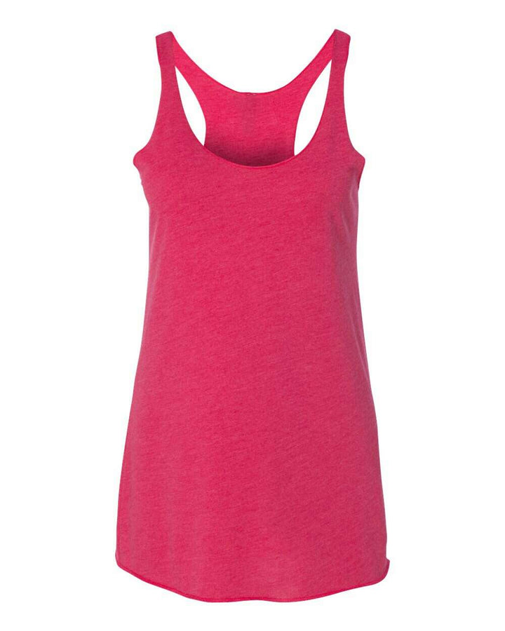 Next Level Women’s Triblend Racerback Tank 6733 - Vintage Shocking Pink / XS - tank top