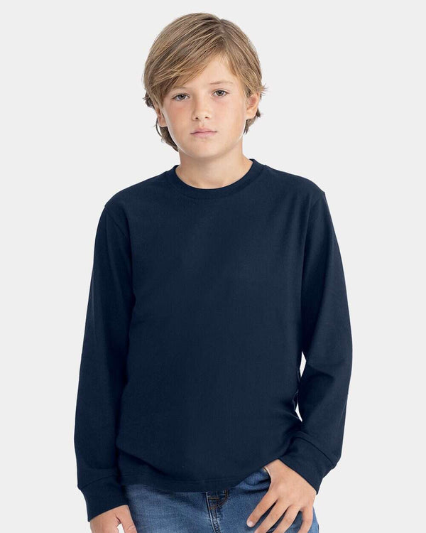 Next Level Youth Cotton Long Sleeve T-Shirt 3311 - Longsleeve T-Shirt