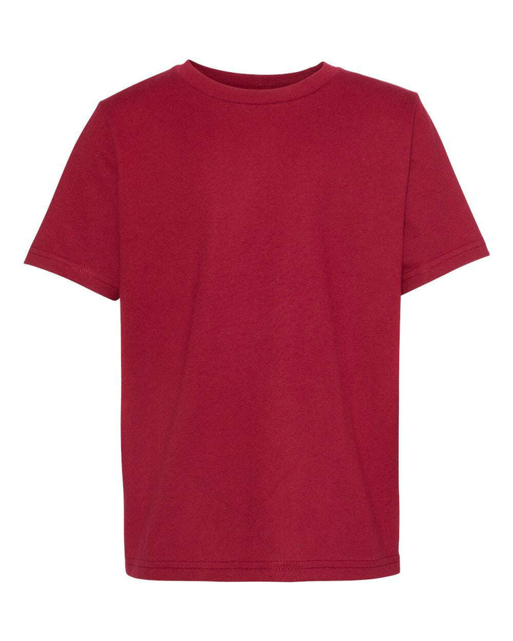 Next Level Youth Cotton T-Shirt 3310 - Cardinal / XS - T-Shirts