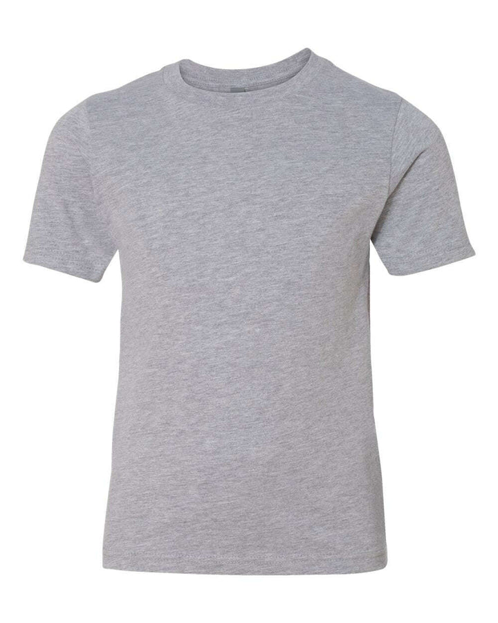 Next Level Youth Cotton T-Shirt 3310 - Heather Grey / XS - T-Shirts