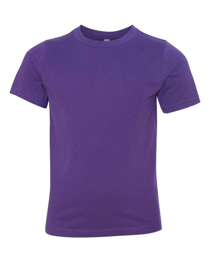 Next Level Youth Cotton T-Shirt 3310 - Purple Rush / XS - T-Shirts