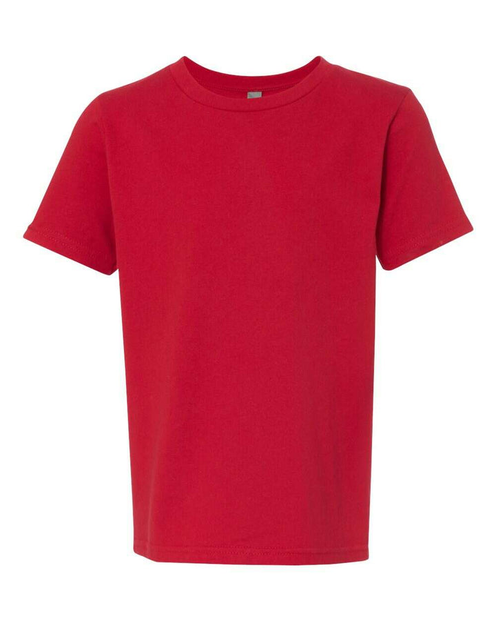 Next Level Youth Cotton T-Shirt 3310 - Red / XS - T-Shirts