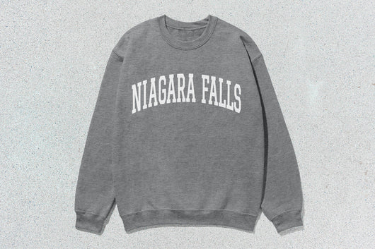 Niagara Falls - Unisex Heavy Blend™ Crewneck Sweatshirt - athletic heather / Small - Sweatshirts & Hoodies