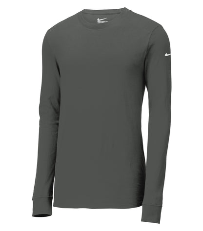 Nike - NIKE Dri-FIT COTTON/POLY LONG SLEEVE TEE. - NKBQ5230