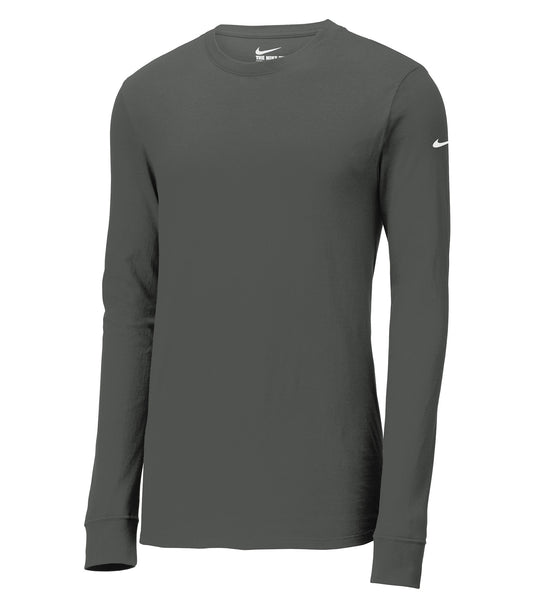 Nike - NIKE Dri-FIT COTTON/POLY LONG SLEEVE TEE. - NKBQ5230