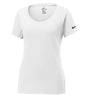 Nike - NIKE Dri-FIT COTTON/POLY SCOOP NECK LADIES' TEE. - NKBQ5234