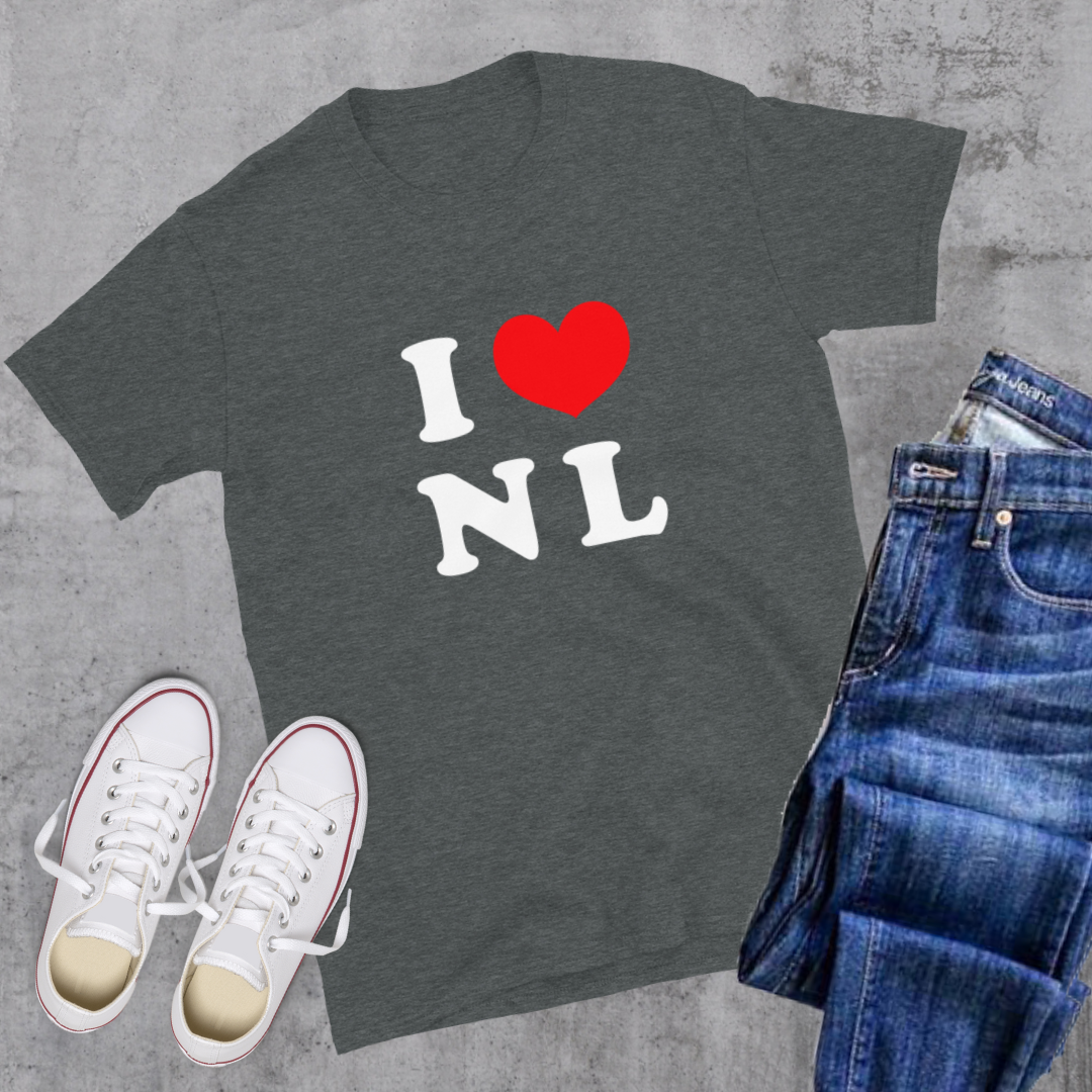 I ❤️ NL Tee - Dark Heather / S