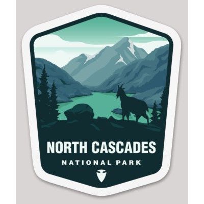 North Cascades National Park Die Cut Sticker - sticker