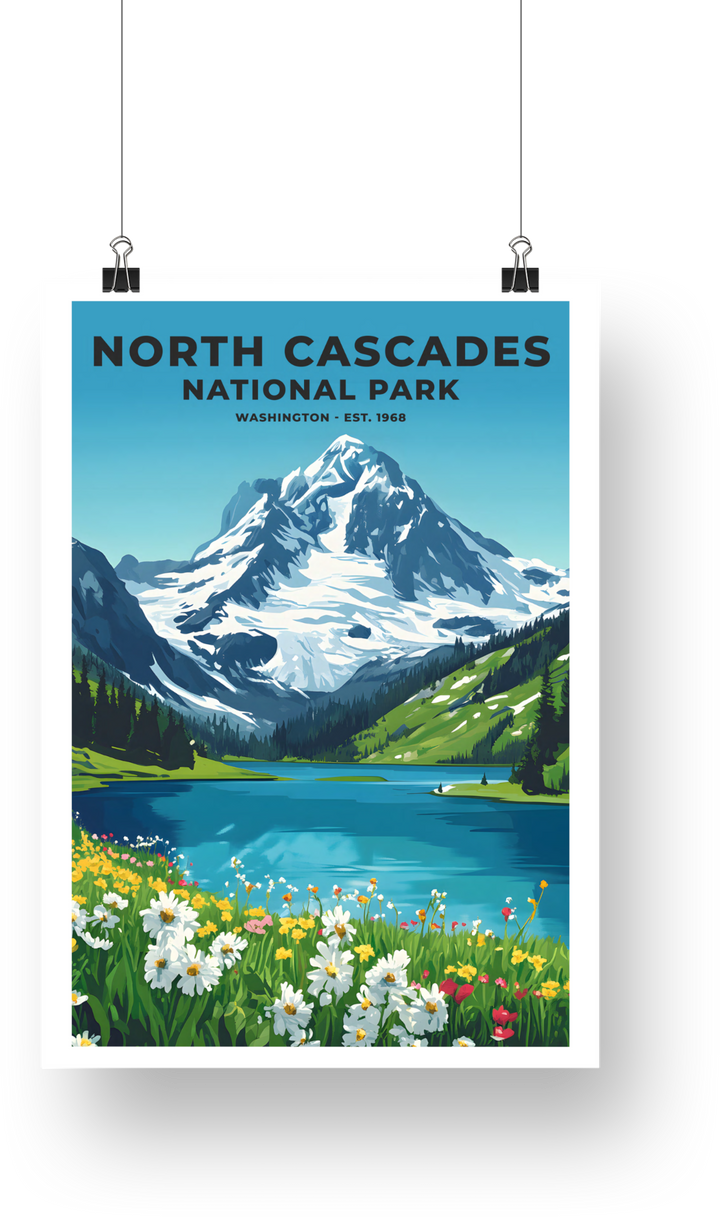 North Cascades National Park Poster - poster