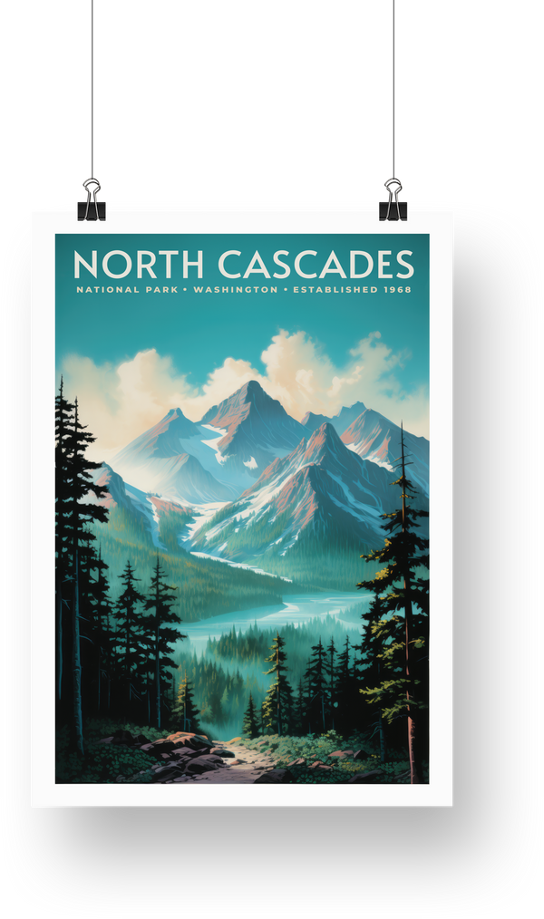 North Cascades National Park Poster - poster