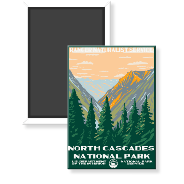 North Cascades National Park WPA Magnet - magnet