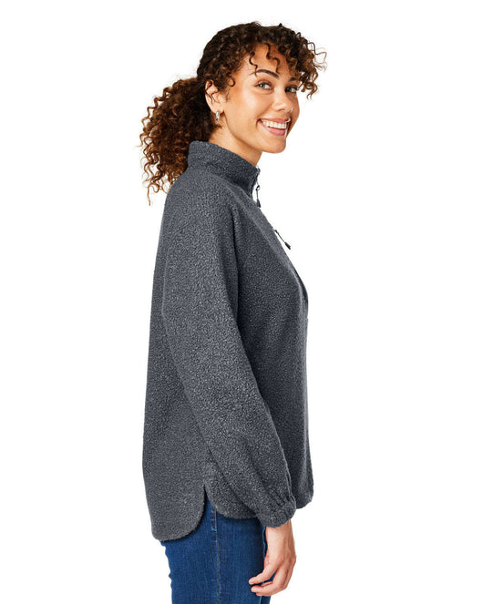 North End Ladies’ Aura Sweater Fleece Quarter-Zip NE713W - Fleece Jackets