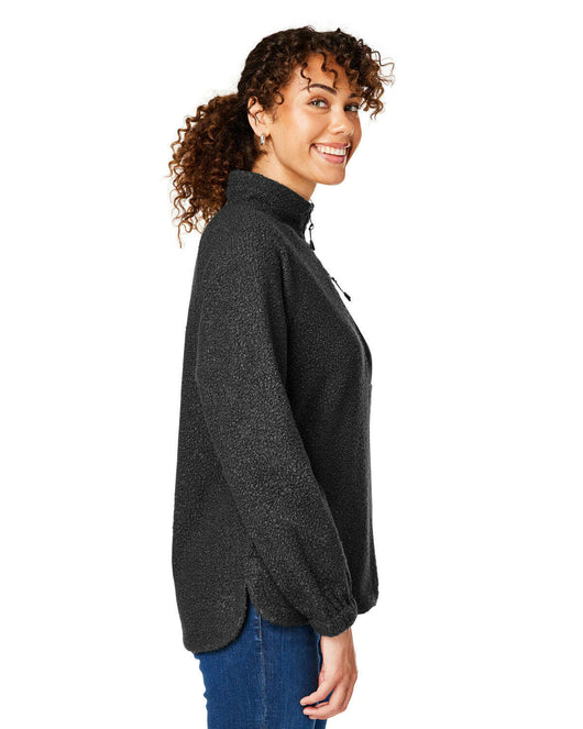 North End Ladies’ Aura Sweater Fleece Quarter-Zip NE713W - Fleece Jackets