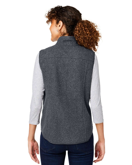 North End Ladies’ Aura Sweater Fleece Vest NE714W - Fleece Jackets
