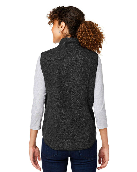 North End Ladies’ Aura Sweater Fleece Vest NE714W - Fleece Jackets