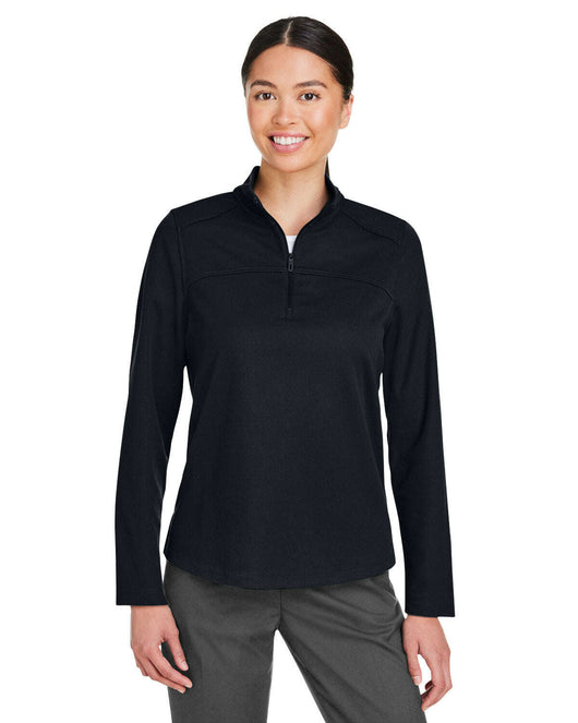 North End Ladies’ Express Tech Performance Quarter-Zip NE412W - BLACK / XS - Polo