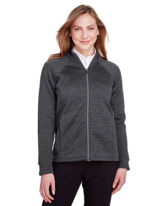 North End Ladies’ Flux 2.0 Full-Zip Jacket NE712W - BLK HTHR / CARBON / XS - Outerwear