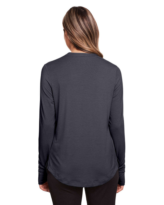 North End Ladies’ Jaq Snap-Up Stretch Performance Pullover NE400W - Shirts & Tops