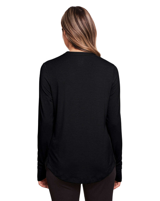 North End Ladies’ Jaq Snap-Up Stretch Performance Pullover NE400W - Shirts & Tops