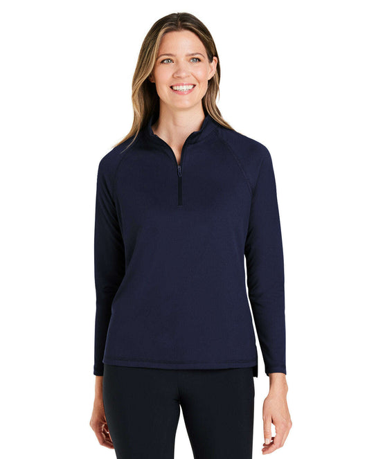 North End Ladies’ Revive Coolcore® Quarter-Zip NE410W - CLASSIC NAVY / XS - Fleece Jackets
