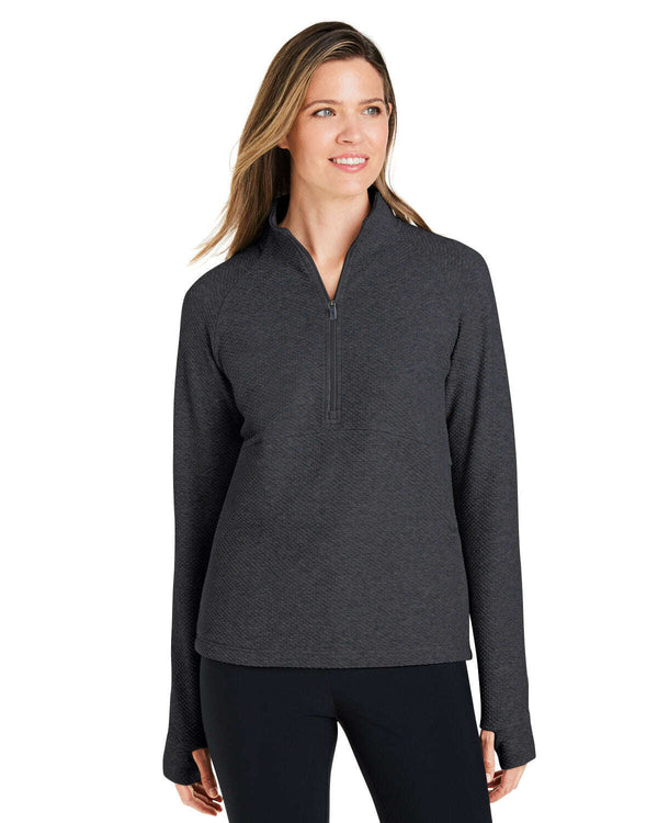 North End Ladies’ Spirit Textured Quarter-Zip NE725W - QUARTER ZIP