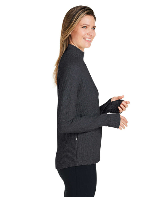 North End Ladies’ Spirit Textured Quarter-Zip NE725W - QUARTER ZIP