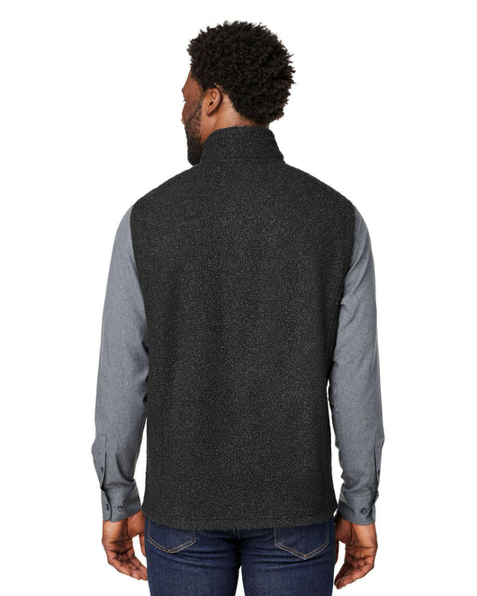 North End Men’s Aura Sweater Fleece Vest NE714 - Fleece Jackets