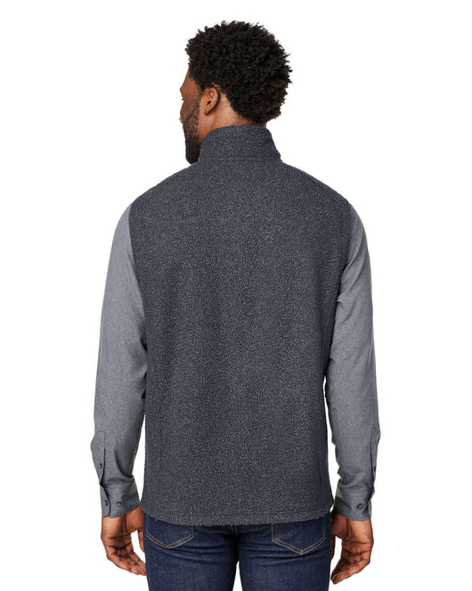 North End Men’s Aura Sweater Fleece Vest NE714 - Fleece Jackets