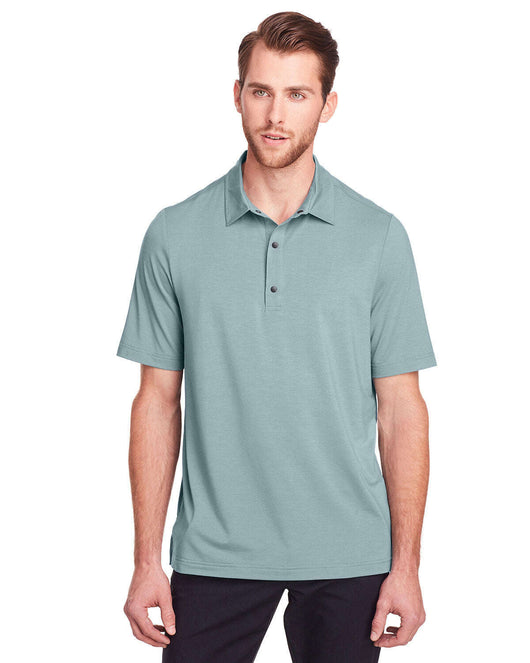 North End Men’s Jaq Snap-Up Stretch Performance Polo NE100 - OPAL BLUE / S - Polos