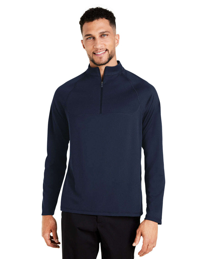 North End Men’s Revive coolcore® Quarter-Zip NE410 - CLASSIC NAVY / S - QUARTER ZIP