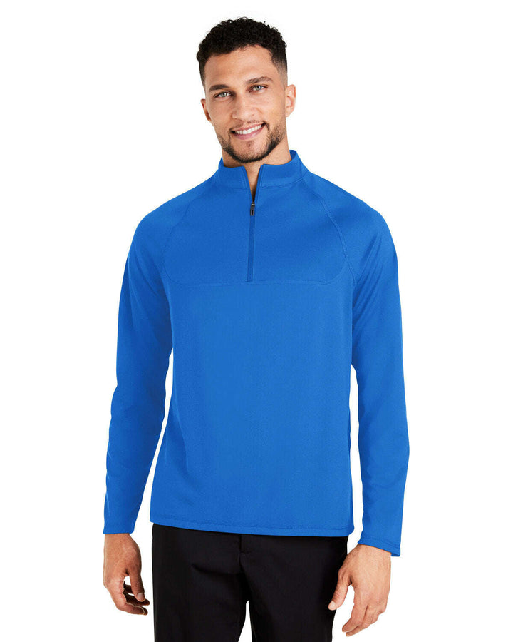 North End Men’s Revive coolcore® Quarter-Zip NE410 - LT NAUTICAL BLUE / S - QUARTER ZIP