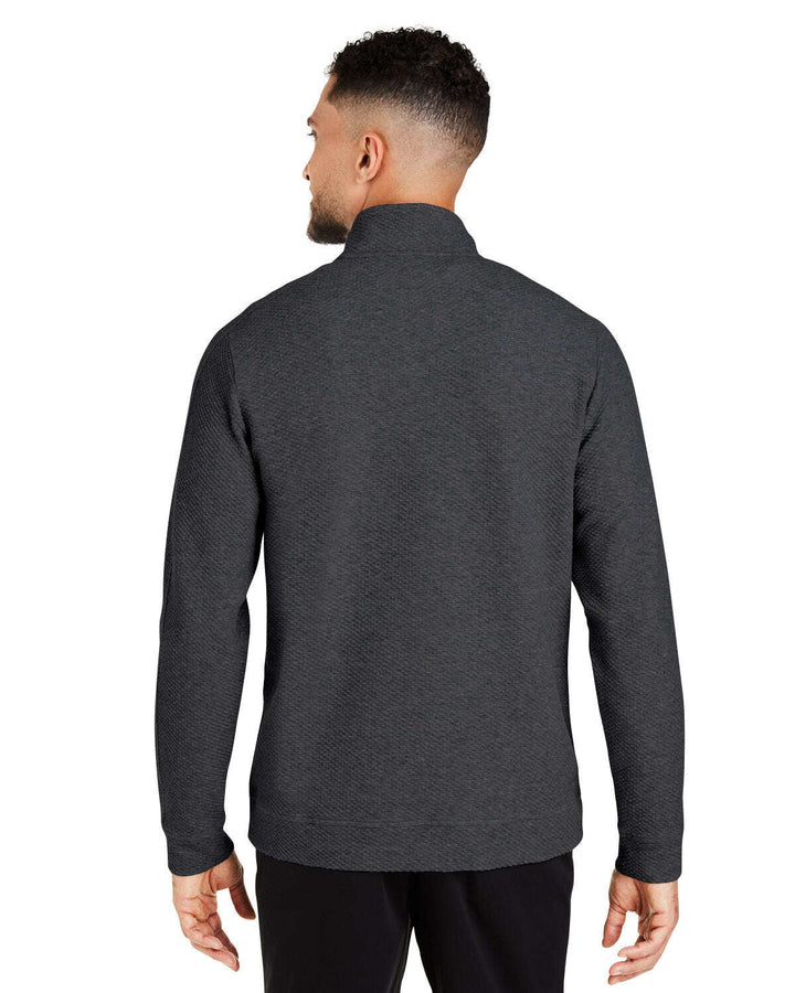 North End Men’s Spirit Textured Quarter-Zip NE725 - Knits And Layering