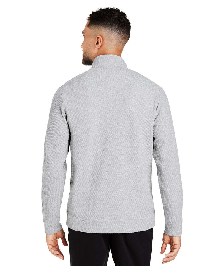 North End Men’s Spirit Textured Quarter-Zip NE725 - Knits And Layering