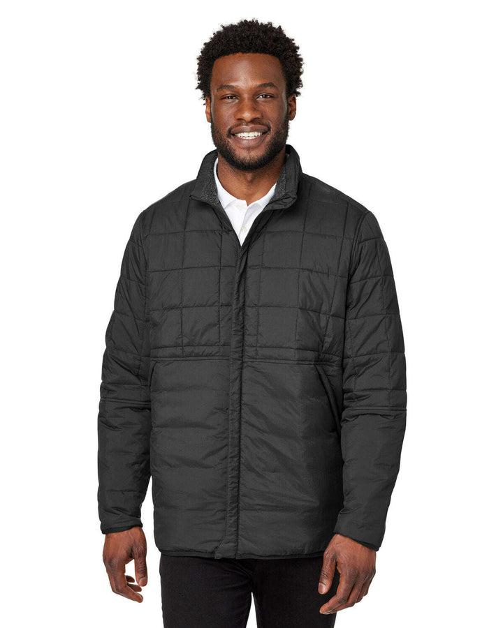 North End Unisex Aura Fleece-Lined Jacket NE721 - BLACK / XS - Outerwear