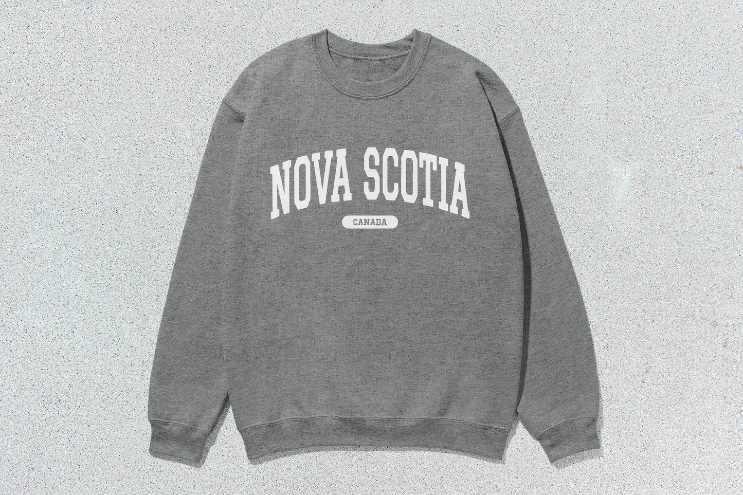 Nova Scotia - Unisex Heavy Blend™ Crewneck Sweatshirt - athletic heather / Small - Sweatshirts & Hoodies