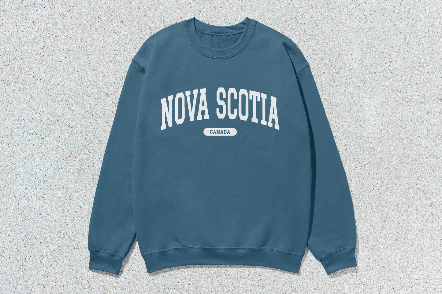 Nova Scotia - Unisex Heavy Blend™ Crewneck Sweatshirt - Indigo / Small - Sweatshirts & Hoodies