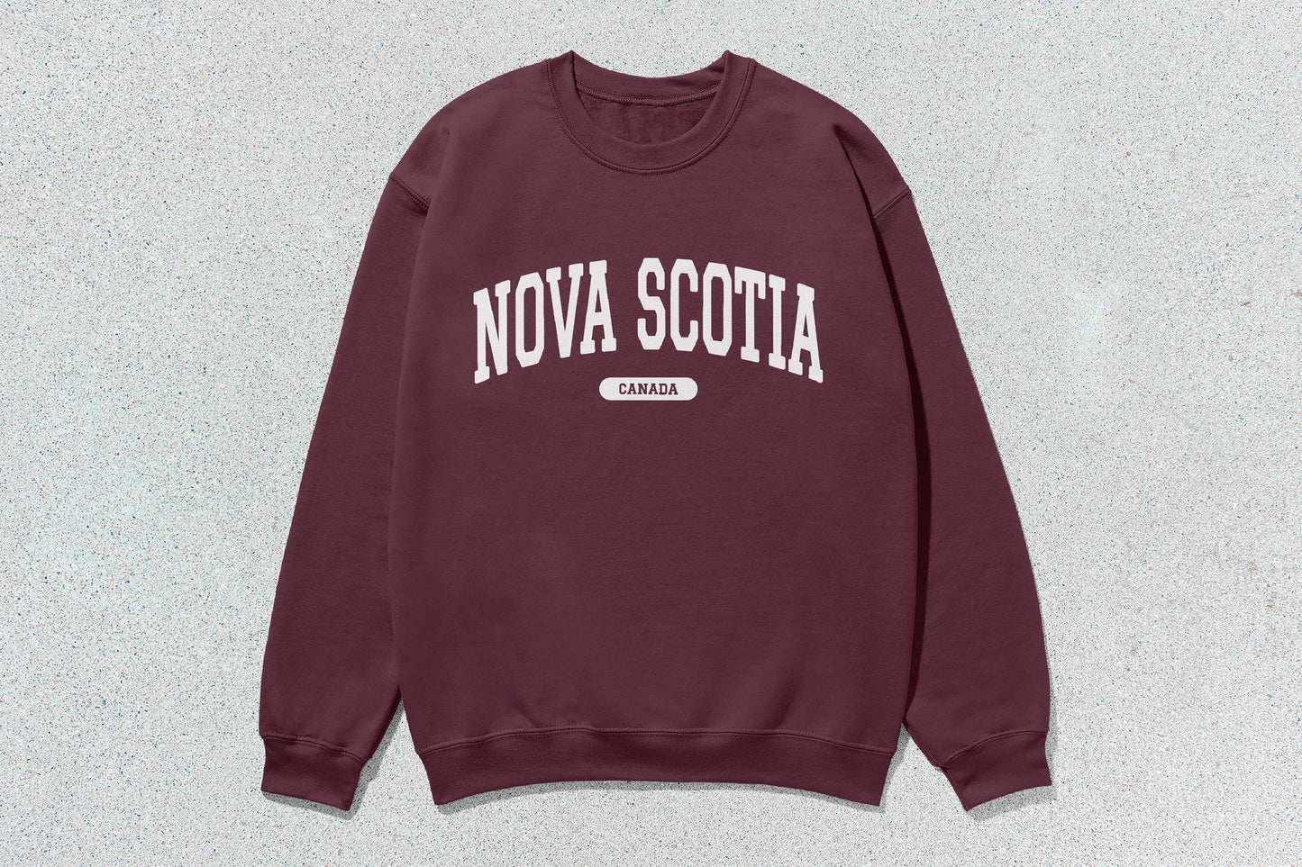 Nova Scotia - Unisex Heavy Blend™ Crewneck Sweatshirt - Maroon / Small - Sweatshirts & Hoodies