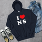 I ❤️ NS Hoodie - Navy / S