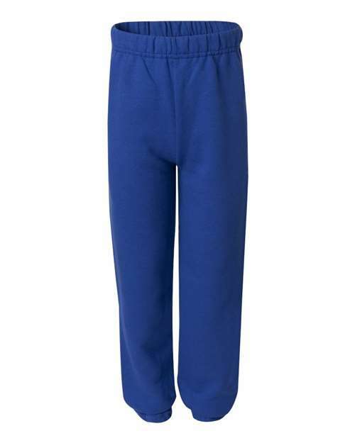 Nublend youth sweatpants: conquer custom apparel and live screen printing toronto nbysp - Royal / S