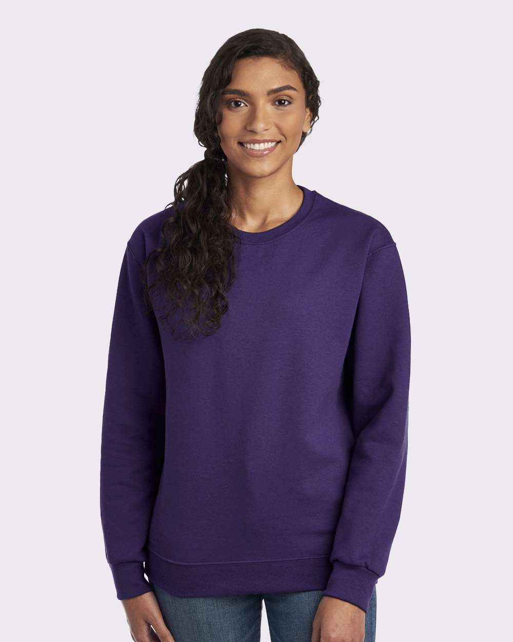 NuBlend® Crewneck Sweatshirt - 562MR colorset 2 - Deep Purple / S - Sweaters